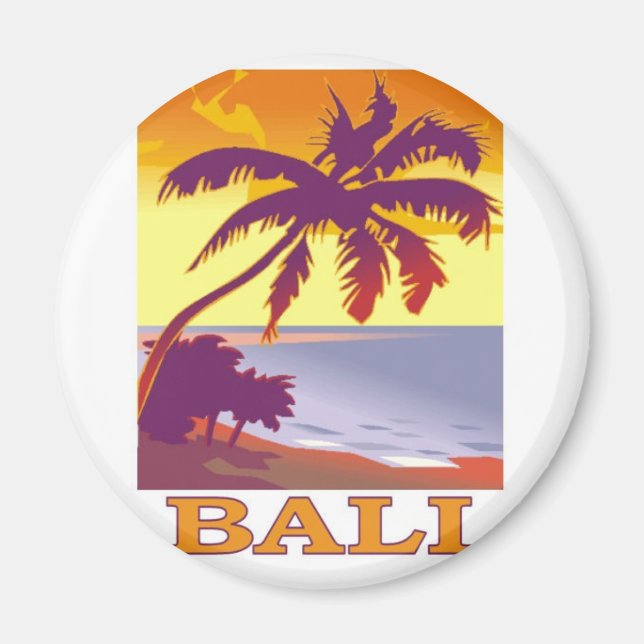 Bali, Indonesien Magnet (Framsidan)