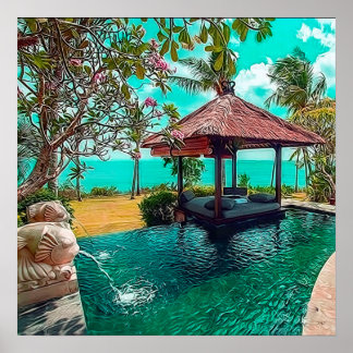 Bali, Indonesien Poster
