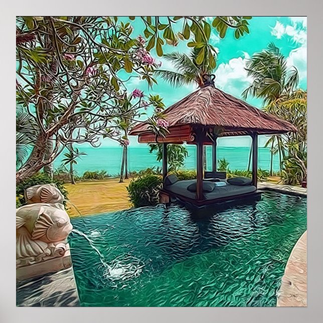 Bali, Indonesien Poster (Framsidan)