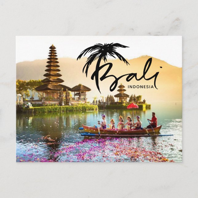 Bali Indonesien Resa Semester vykort (Framsida)