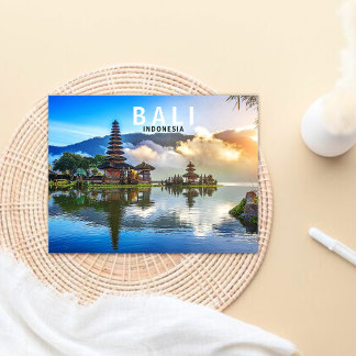 Bali Indonesien Reseskort Vykort