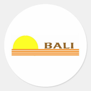 Bali, Indonesien Runt Klistermärke