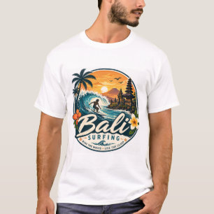 Bali, Indonesien Surfing T Shirt