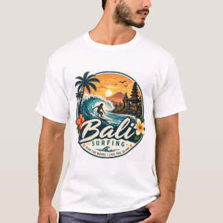 Bali, Indonesien Surfing T Shirt