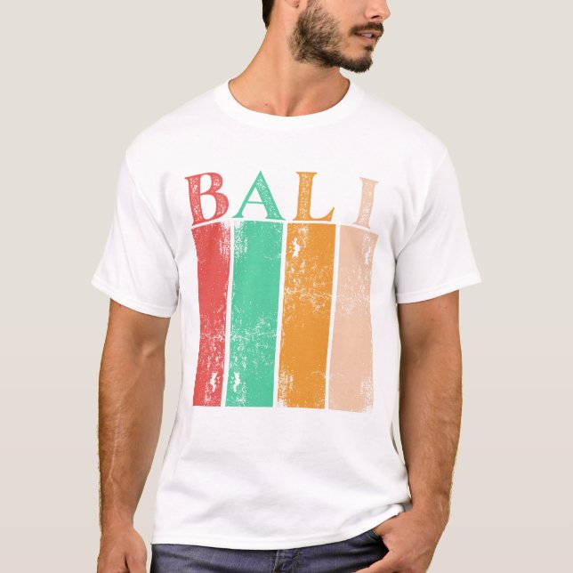 Bali, Indonesien T Shirt (Framsida)