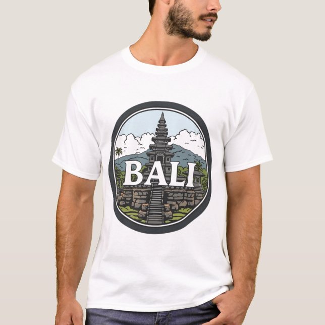 BALI INDONESIEN T SHIRT (Framsida)