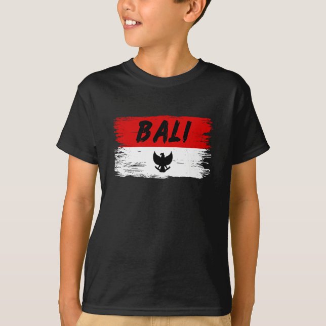 Bali Indonesien T Shirt (Framsida)