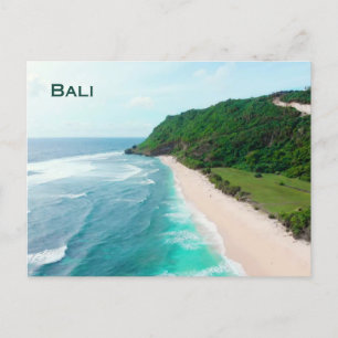 Bali, indonesiskt vackert Vita Sand Beach Vykort