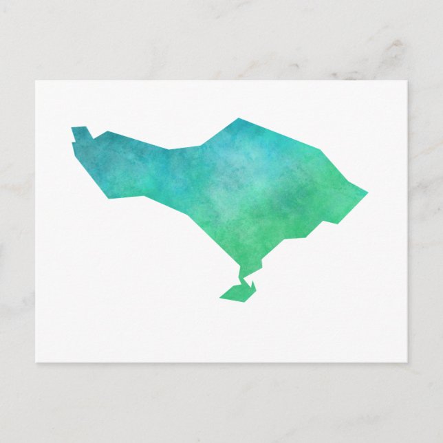 Bali Karta Vykort (Framsida)