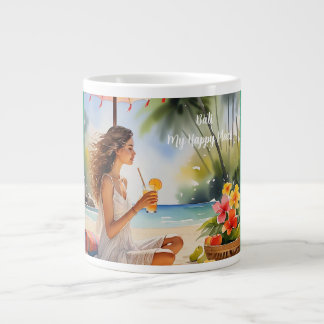 Bali, Min Lycklig Ställe Jumbo Mugg