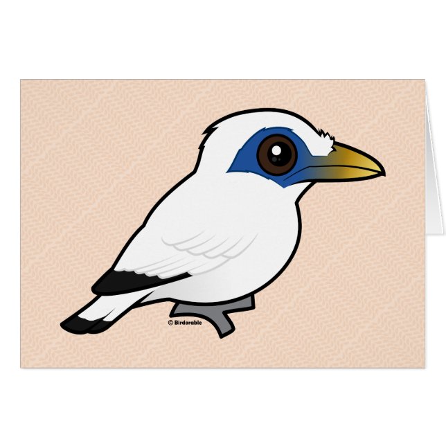 Bali Mynah Hälsningskort (Framsidan Horizontal)