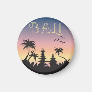 Bali ö turism skylt magnet