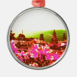 Bali öparadis julgransprydnad metall