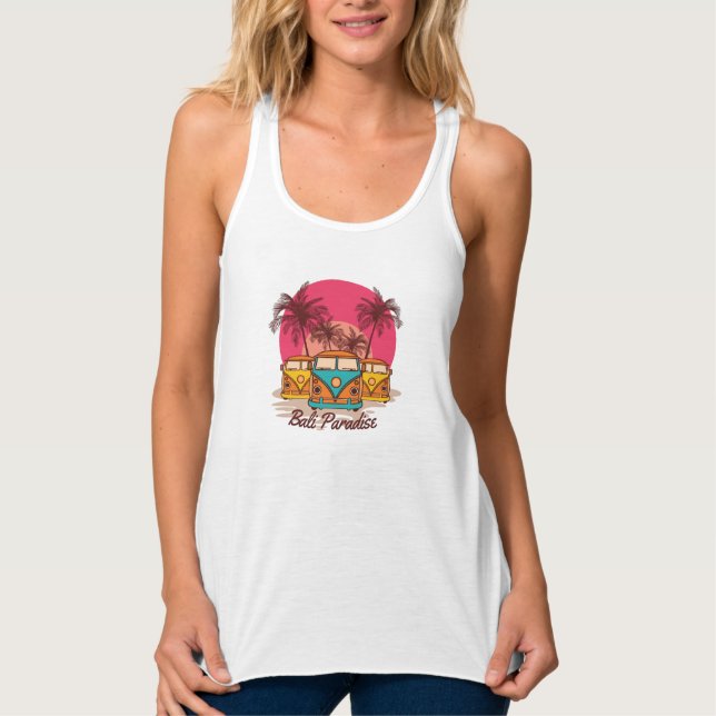 Bali Paradise Linne Med Racerback (Framsida)