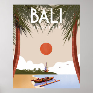 Bali-reseaffisch Poster