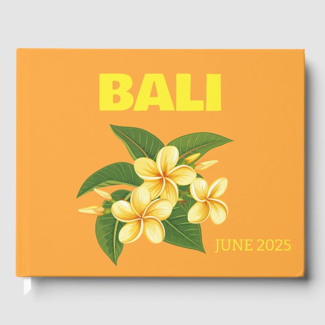 Bali resebordbok gästböcker (Framsida)