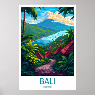 Bali Resemålning Väggkonst Bali Vägghängande Hem