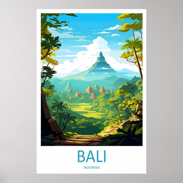 Bali Resemålning Väggkonst Bali Vägghängning Hem (Framsidan)
