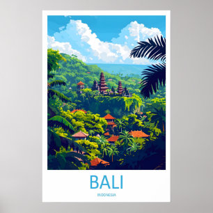 Bali Resemålning Väggkonst Bali Vägghängning Hem