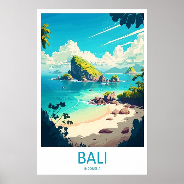 Bali Resemålning Väggkonst Bali Vägghängning Hem (Framsidan)
