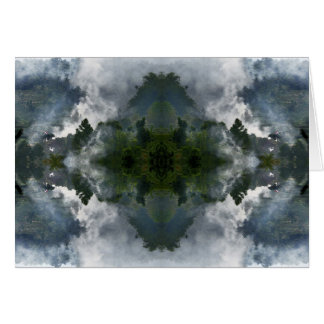 Bali risfält hälsningskort