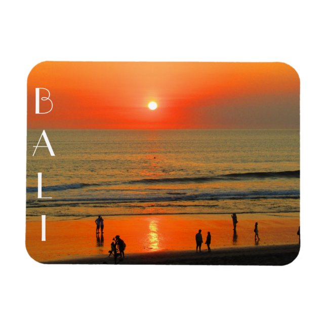 bali seminyak sunset magnet (Horisontell)