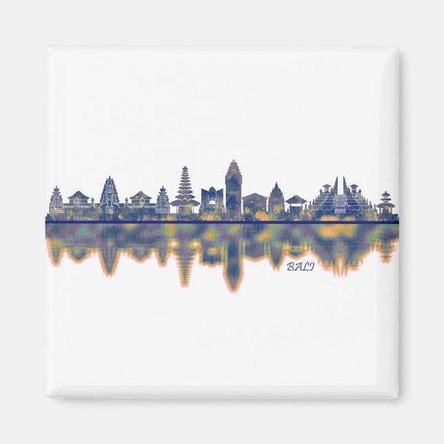 Bali Skyline Magnet (Framsidan)