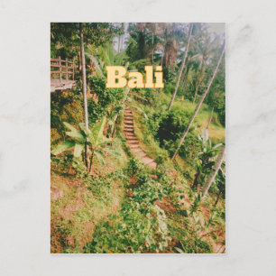 Bali Souvenir Flexibelt Foto Magnet Vykort
