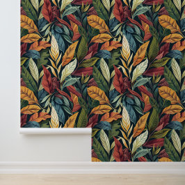 Bali stil exotisk växt löv lyxen djupt färg