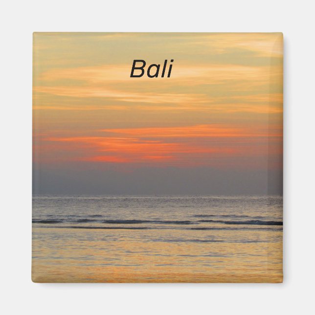 Bali Sunset Magnet (Framsidan)