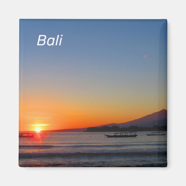 Bali Sunset Magnet (Framsidan)
