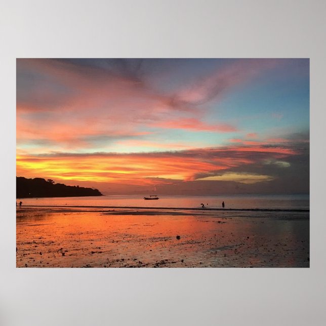 Bali Sunset Poster (Framsidan)