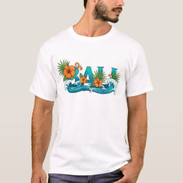 Bali T-Shirt - Tropical City Namn Graphic Tee