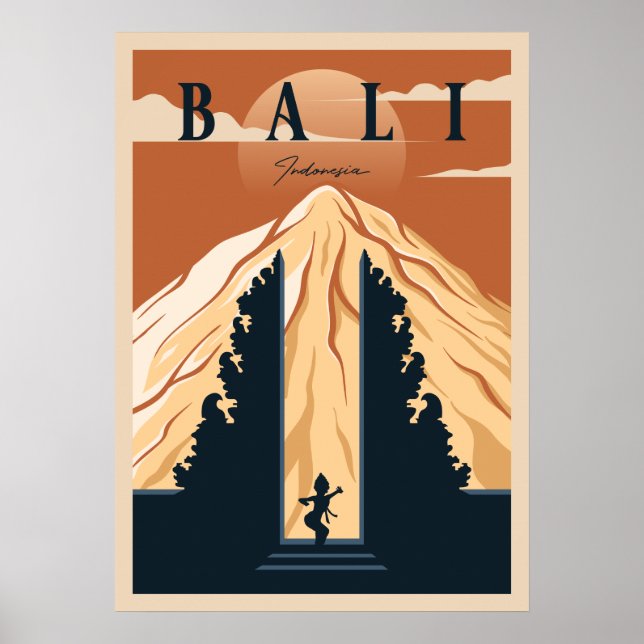 Bali Travel Poster (Framsidan)