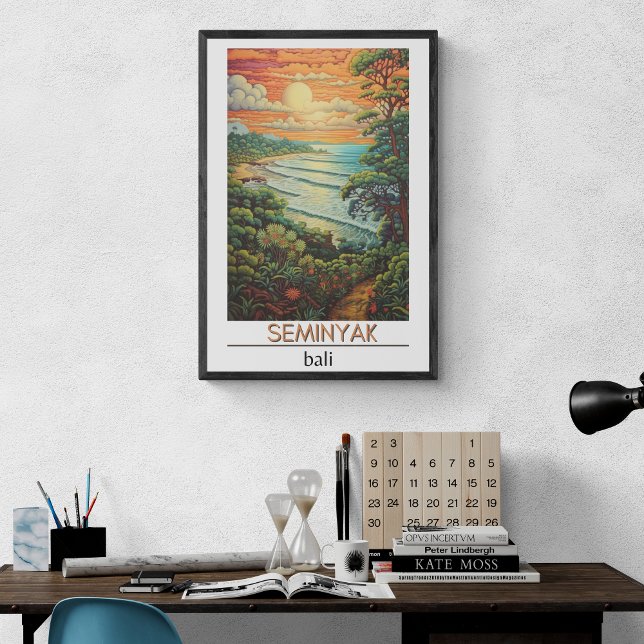 Bali Travel Poster, seminyak Travel Poster (Skapare uppladdad)