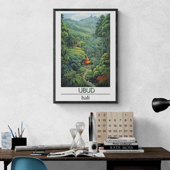 Bali Travel Poster, Ubud Travel Poster (Skapare uppladdad)