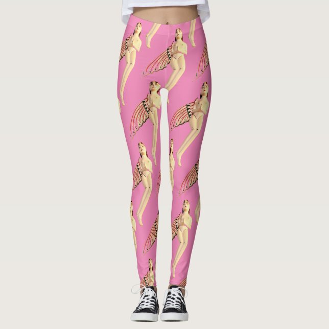 Bali Winged Goddess Thunder_Cove Leggings (Framsida)