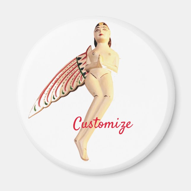 Bali Winged Goddess Thunder_Cove Magnet (Framsidan)