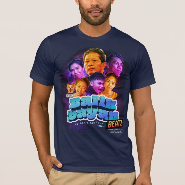 Balikbayan Beatz Filippinsk Fars Dag Foto T-shirt (Framsida)