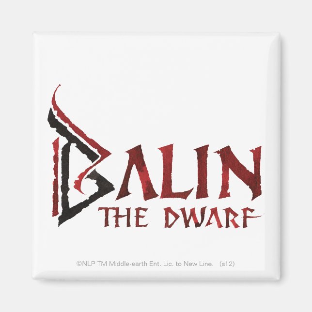 Balin Namn Magnet (Framsidan)