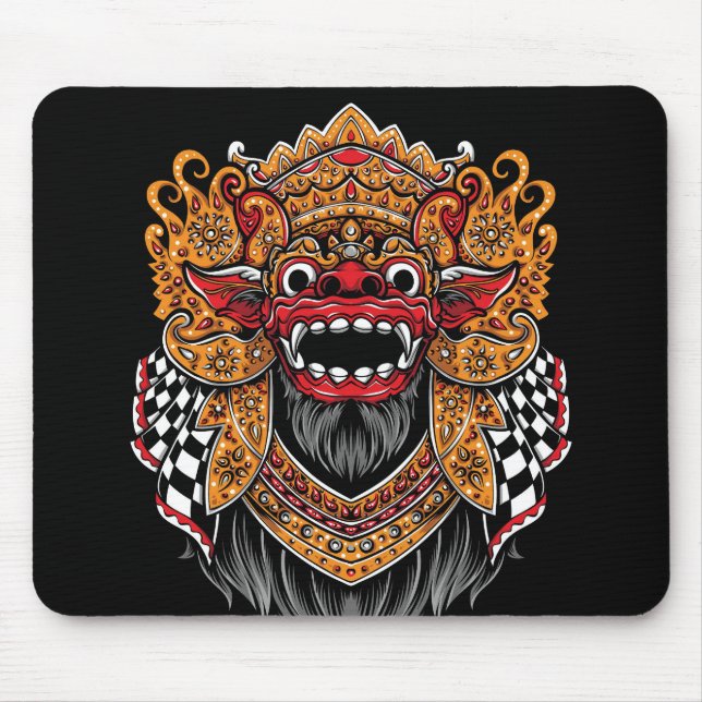 Balines Barong mousepad Musmatta (Framsidan)