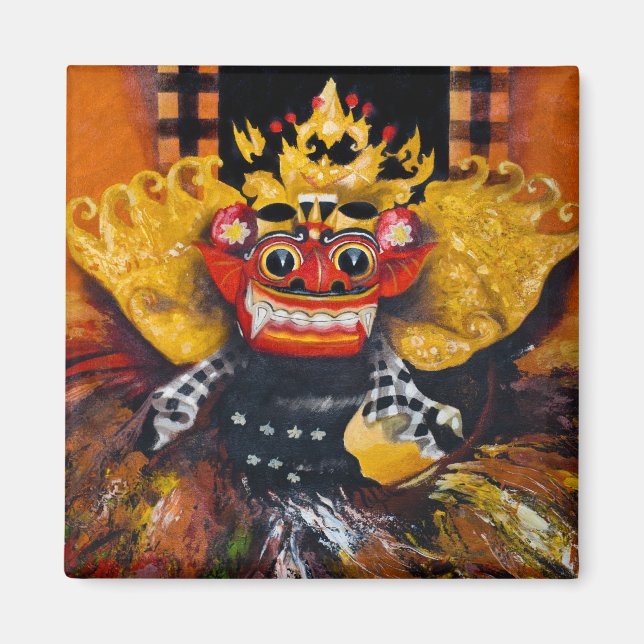 Balinese Barong Magnet (Framsidan)