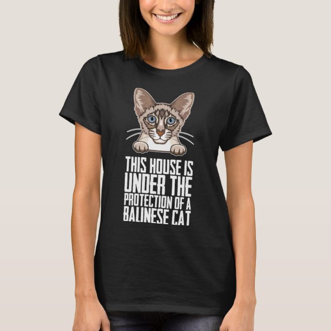 Balinese cat - Balinese - Balinese cat Pullover H T Shirt (Framsida)
