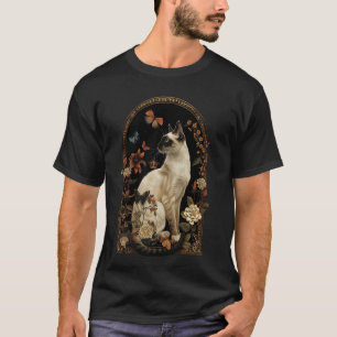 Balinese Cat Flower T Shirt