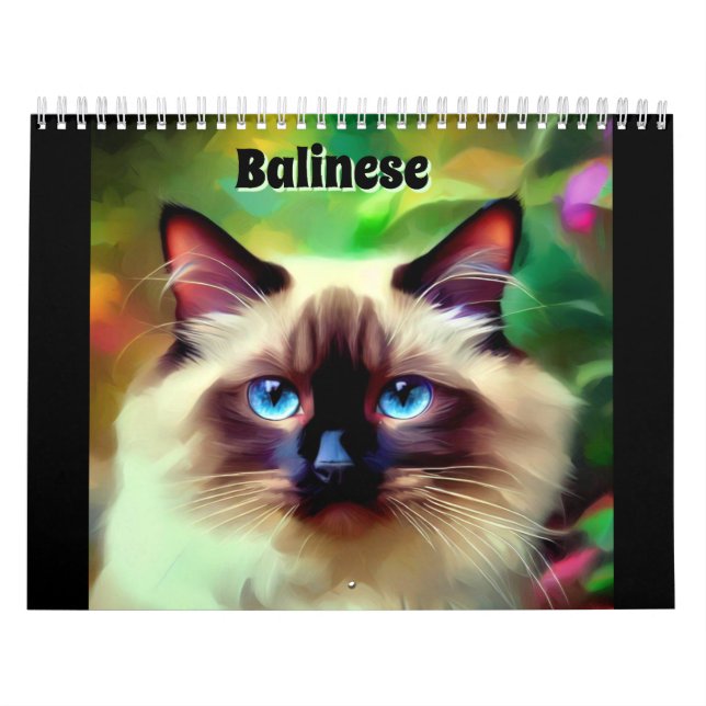 Balinese Cat Kalender (Omslag)