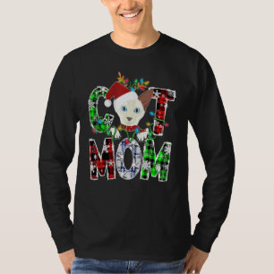 Balinese Cat Mamma Ljus Pput Julafton Pajama Reind T Shirt