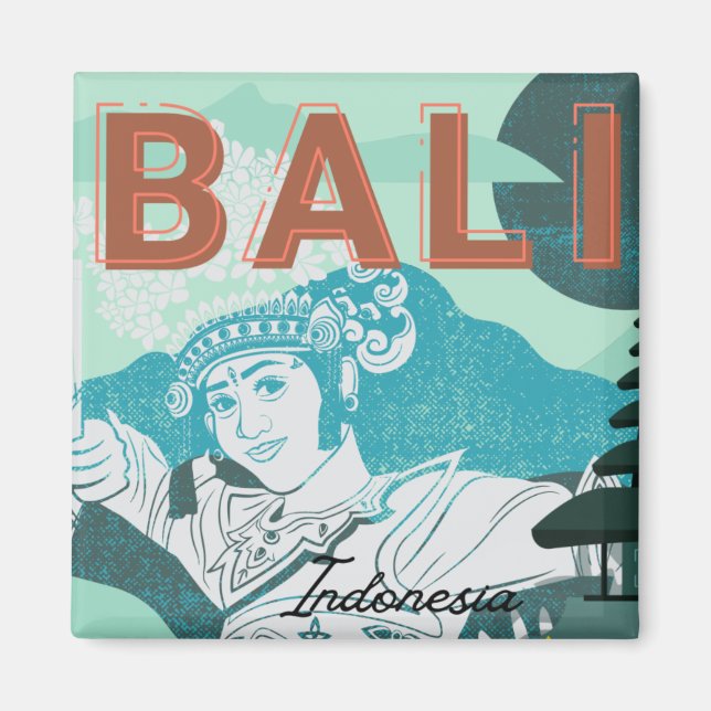 Balinese Dancer Bali Magnet (Framsidan)