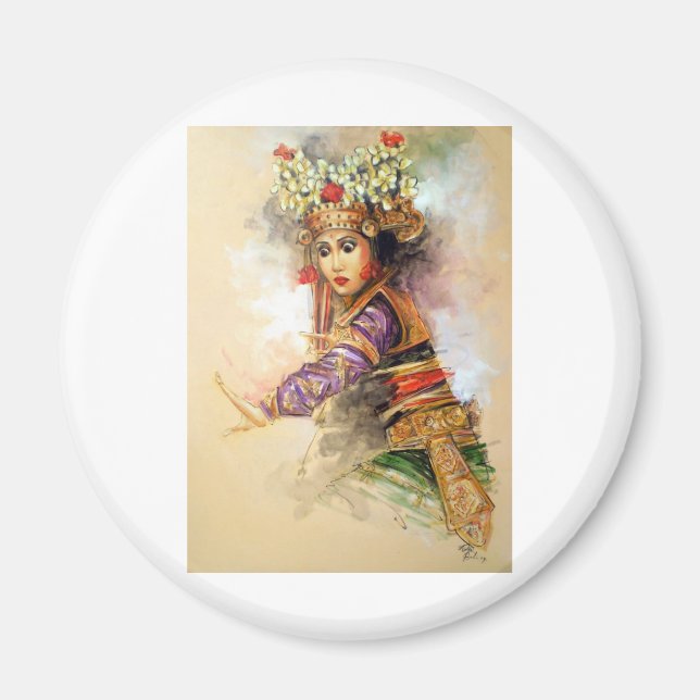Balinese dancer magnet (Framsidan)