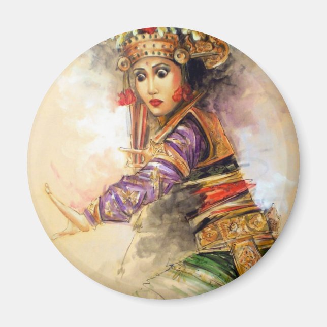 Balinese dancer magnet (Framsidan)