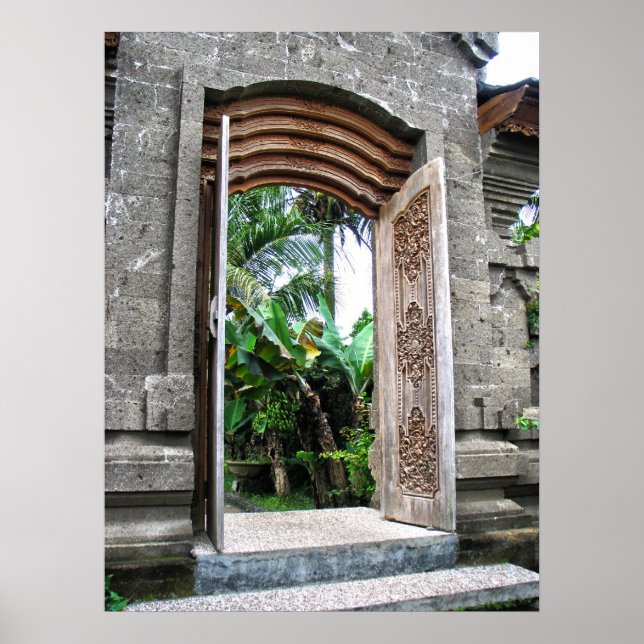 Balinese Door Poster (Framsidan)